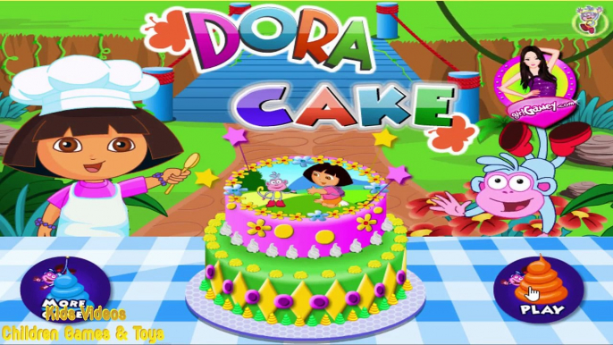Dora Cake Online Game - Fun Dora Games for little Girls - New Dora Kid Games Videos HD