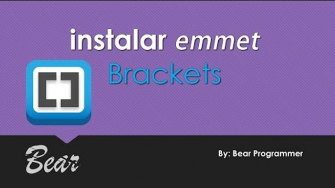 Plugins para brackets//Emmet para brackets//Plugins for brackets//Emmet for brackets