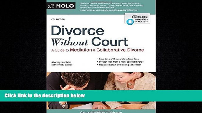 Books to Read  Divorce Without Court: A Guide to Mediation and Collaborative Divorce  Full Ebooks