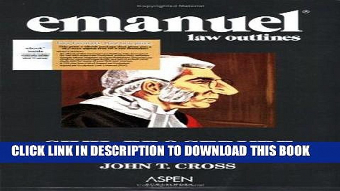 [Ebook] Emanuel Law Outlines: Civil Procedure, Keyed to Yeazell, 6th Ed. (Print + eBook CD Bundle)