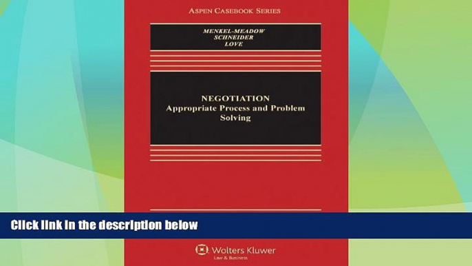 Big Deals  Negotiation: Processes for Problem Solving (Aspen Casebook)  Best Seller Books Most