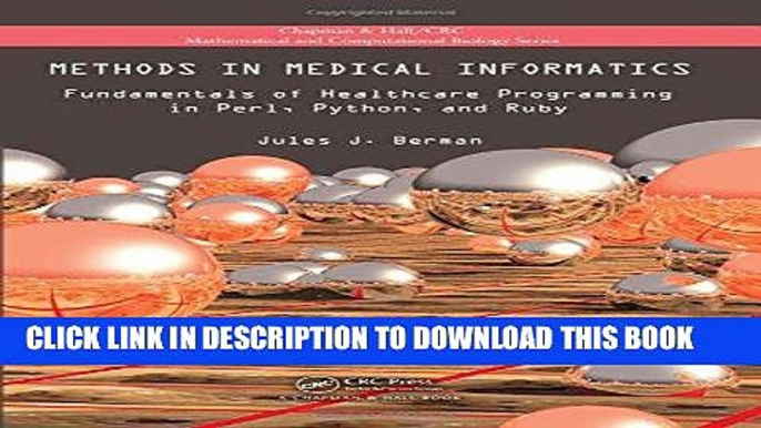 [Ebook] Methods in Medical Informatics: Fundamentals of Healthcare Programming in Perl, Python,