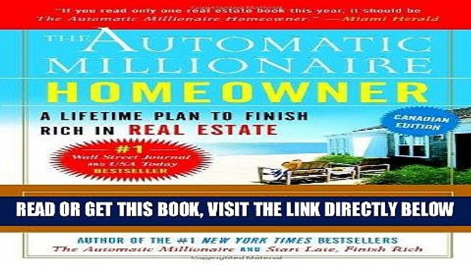 [Free Read] The Automatic Millionaire Homeowner, Canadian Edition: A Powerful Plan to Finish Rich