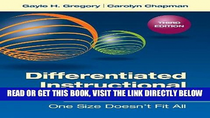 [Free Read] Differentiated Instructional Strategies: One Size Doesn t Fit All Full Online