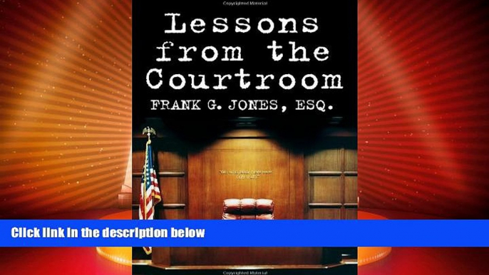 Must Have PDF  Lessons from the Courtroom  Best Seller Books Best Seller