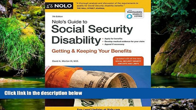 Must Have  Nolo s Guide to Social Security Disability: Getting   Keeping Your Benefits  Premium