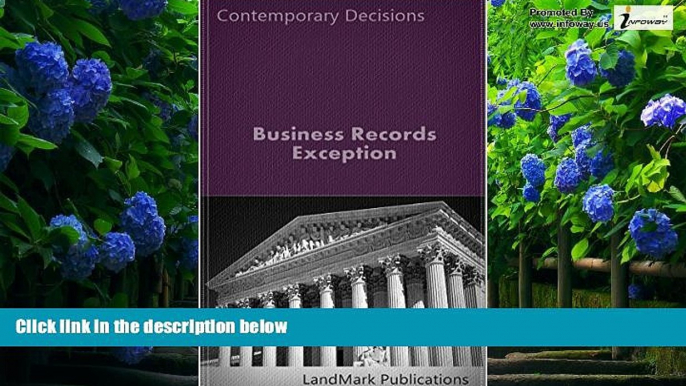 Books to Read  Business-Records Exception (Litigator Series)  Best Seller Books Most Wanted