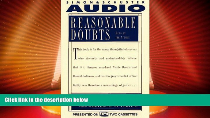 Big Deals  Reasonable Doubts the O.J. Simpson Case and the Criminal Justice System  Full Read Most