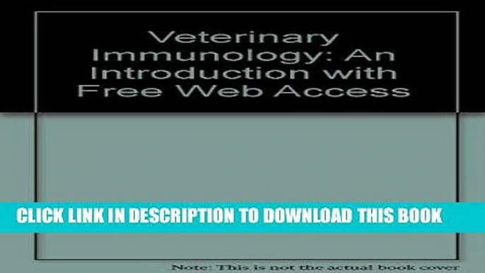 [READ] EBOOK Veterinary Immunology: An Introduction with VETERINARY CONSULT Access, 7e BEST