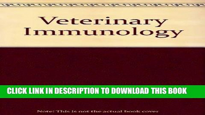 [READ] EBOOK Veterinary immunology ONLINE COLLECTION