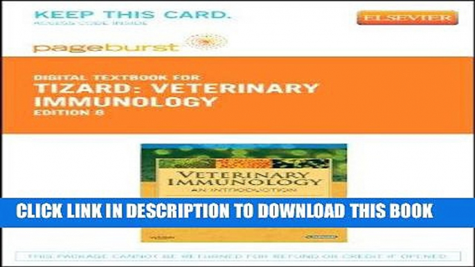 [READ] EBOOK Veterinary Immunology - Elsevier eBook on VitalSource (Retail Access Card): An