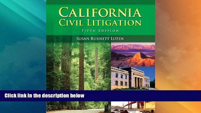 Big Deals  California Civil Litigation  Best Seller Books Best Seller