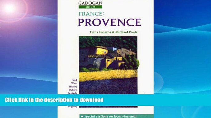 EBOOK ONLINE  France: Provence (Cadogan Guides) FULL ONLINE