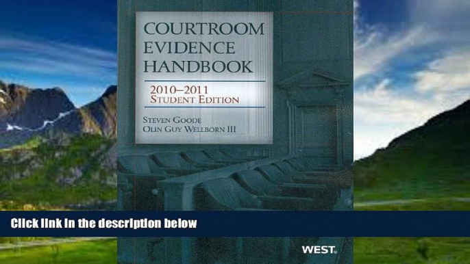 Big Deals  Courtroom Evidence Handbook, 2010-2011 Student Edition  Best Seller Books Best Seller