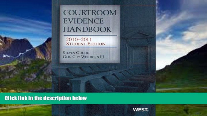 Big Deals  Courtroom Evidence Handbook, 2010-2011 Student Edition  Best Seller Books Best Seller