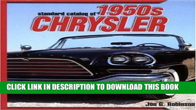 [PDF] Standard Catalog of 1950s Chrysler Full Collection