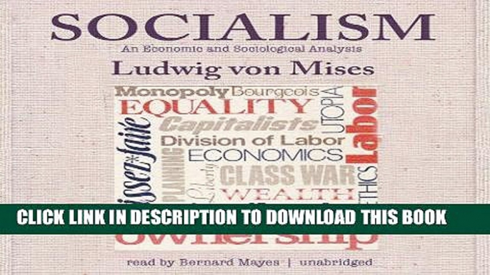 [READ] EBOOK Socialism: An Economic and Sociological Analysis ONLINE COLLECTION