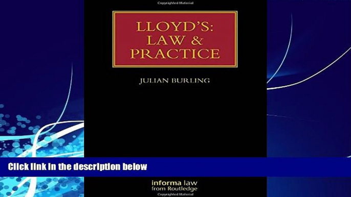 Big Deals  Lloyd s: Law and Practice (Lloyd s Insurance Law Library)  Best Seller Books Most Wanted