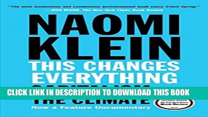 [FREE] EBOOK This Changes Everything: Capitalism vs. The Climate BEST COLLECTION