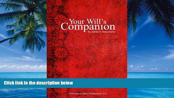Big Deals  Your Will s Companion  Full Ebooks Most Wanted
