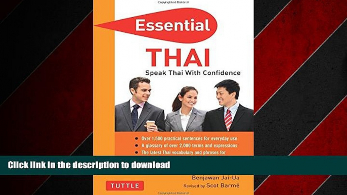 READ THE NEW BOOK Essential Thai: Speak Thai With Confidence! (Thai Phrasebook   Dictionary)