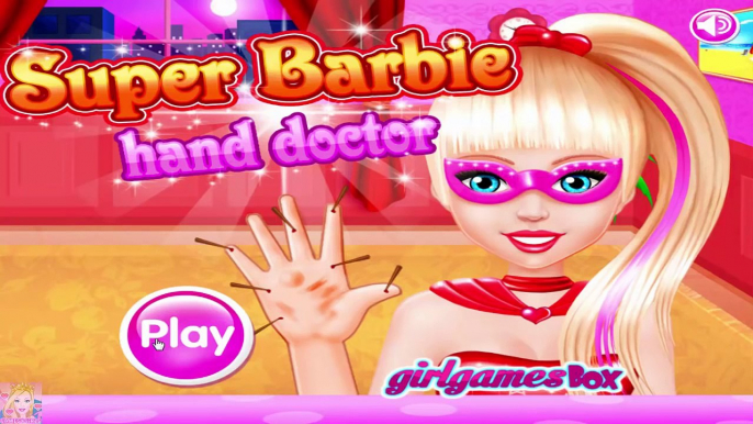 Super Barbie Hand Doctor - Super Barbie Games for Girls  #Kidsgames #Barbiegames