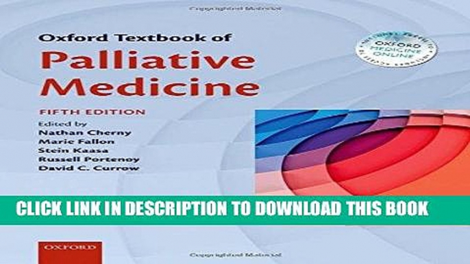 [FREE] EBOOK Oxford Textbook of Palliative Medicine ONLINE COLLECTION