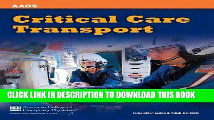 [READ] EBOOK Critical Care Transport BEST COLLECTION