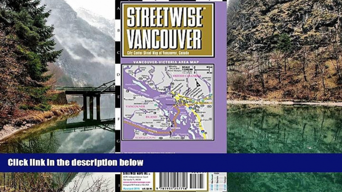 Big Deals  Streetwise Vancouver Map - Laminated City Center Street Map of Vancouver, Canada  Best