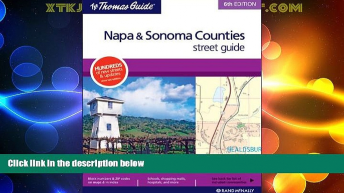 Big Sales  The Thomas Guide Napa   Sonoma Counties Street Guide  Premium Ebooks Best Seller in USA