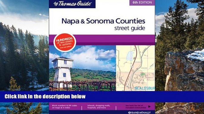 Big Deals  The Thomas Guide Napa   Sonoma Counties Street Guide  Most Wanted