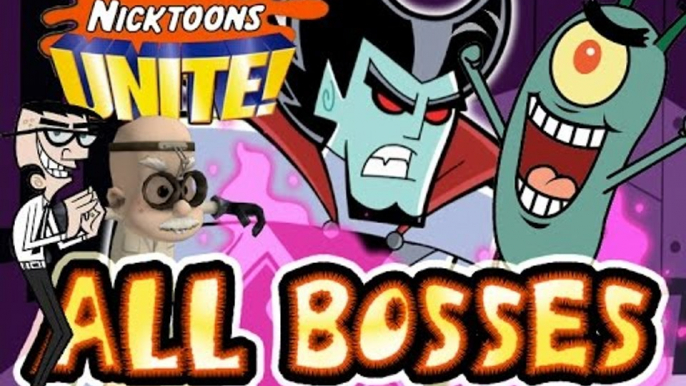 Nicktoons Unite All Bosses | Boss Battles (PS2, Gamecube)