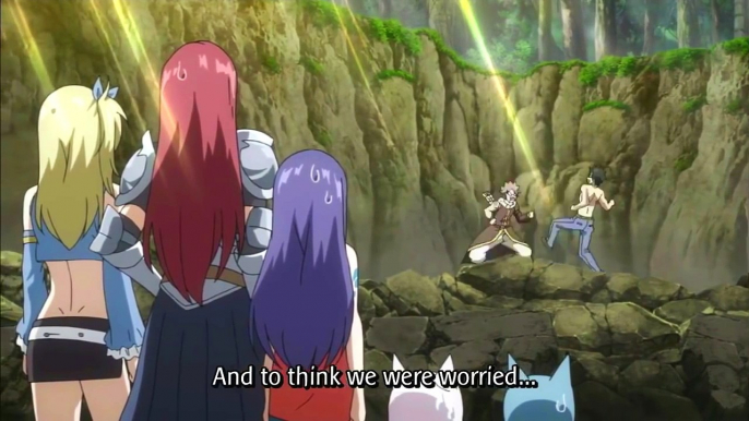 Funny Fairy Tail Moment _ Natsu And Gray Punches Erza