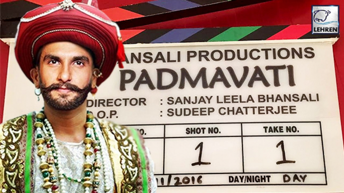 Padmavati: Shoot Starts With Ranveer Singh | Deepika Padukone, Shahid Kapoor