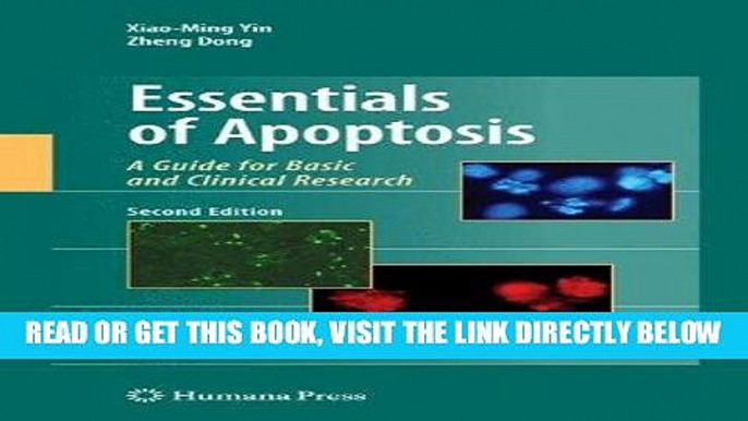 [FREE] EBOOK Essentials of Apoptosis: A Guide for Basic and Clinical Research BEST COLLECTION