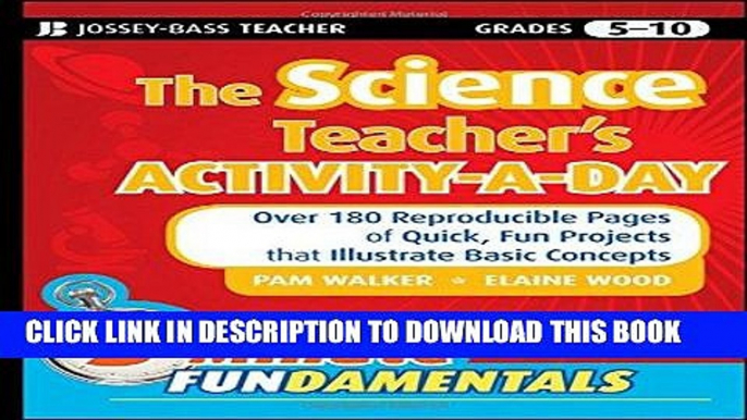 [READ] EBOOK The Science Teacher s Activity-A-Day, Grades 5-10: Over 180 Reproducible Pages of