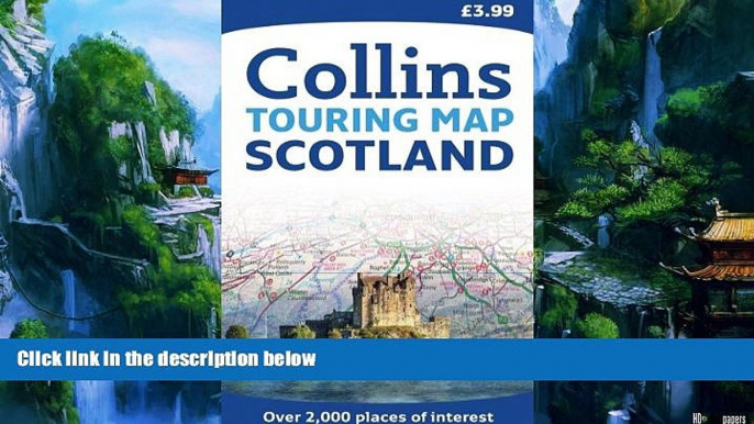 Big Deals  Collins Scotland Touring Map 1:316,800 (Collins Travel Guides)  Best Seller Books Most