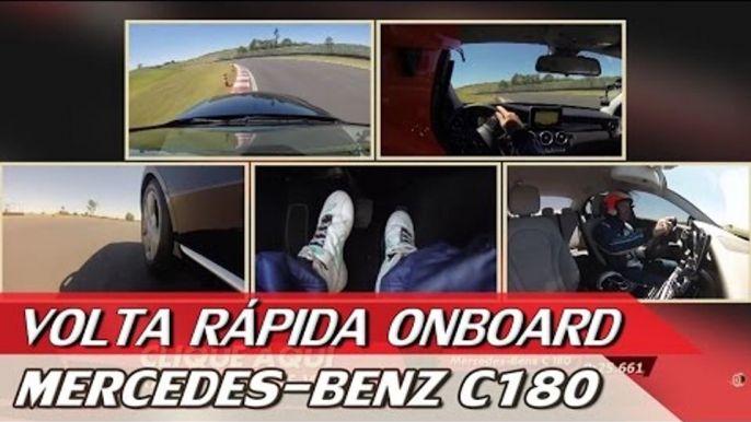 MERCEDES-BENZ C180 – VOLTA RÁPIDA ONBOARD COM RUBENS BARRICHELLO # 80 | ACELERADOS