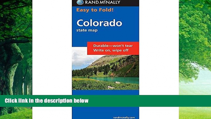 Books to Read  Rand McNally Easy to Fold: Colorado (Laminated) (Easyfinder S)  Best Seller Books