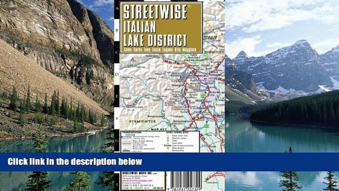 Big Deals  Streetwise Italian Lake District Map - Laminated Regional Map of the Italian Lake