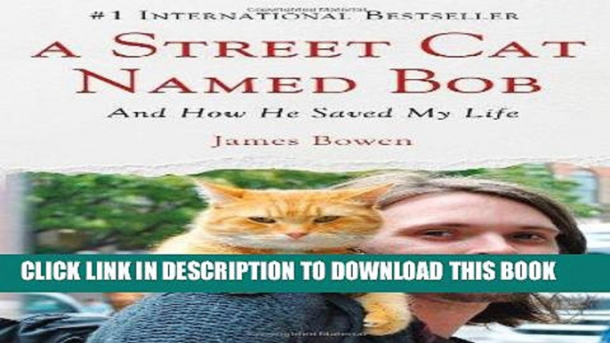 [EBOOK] DOWNLOAD A Street Cat Named Bob: And How He Saved My Life READ NOW