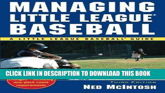 [FREE] EBOOK Managing Little League (Little League Baseball Guide) ONLINE COLLECTION