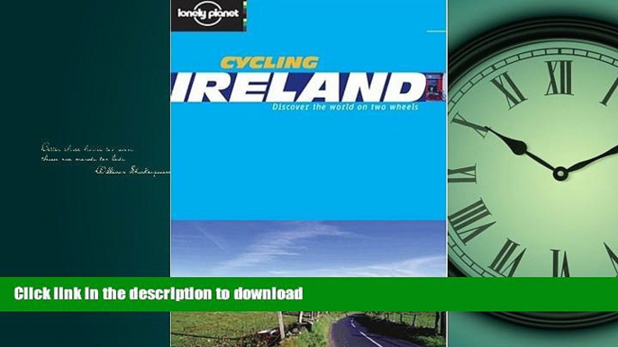 FAVORITE BOOK  Cycling Ireland (Lonely Planet Belgium   Luxembourg) FULL ONLINE