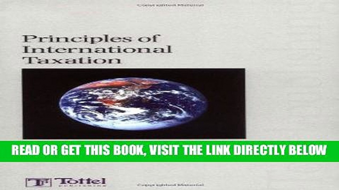 [PDF] Principles of International Taxation [With Access Code] Full Collection