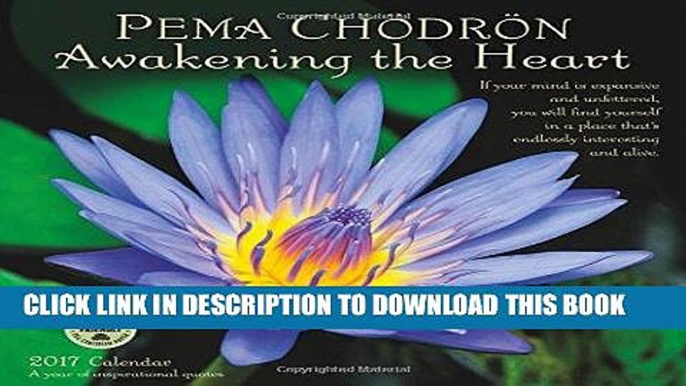 Ebook Pema Chodron 2017 Wall Calendar: Awakening the Heart â€” A Year of Inspirational Quotes Free