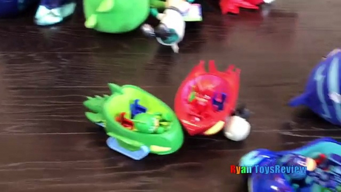 PJ Masks IRL Superheroes In Real Life Romeo Stole Catboy PJ Masks Toys Gekko Owlette Disney Junior(360p)