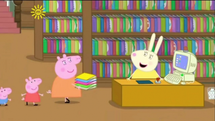 Peppa Pig English Episodes ♫ Peppa Pig Season 3 Episode 4 in English ♫ The Library