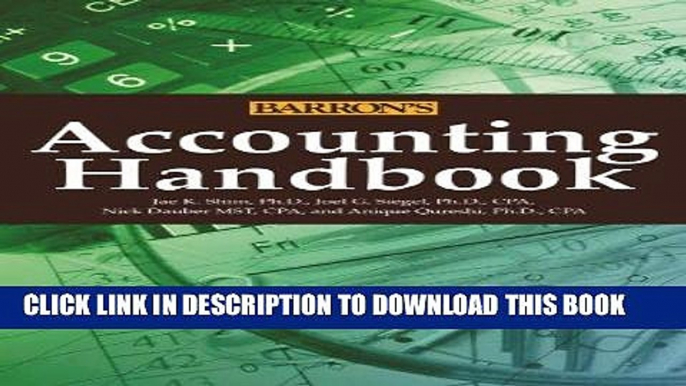 [PDF] Accounting Handbook (Barron s Accounting Handbook) Full Collection