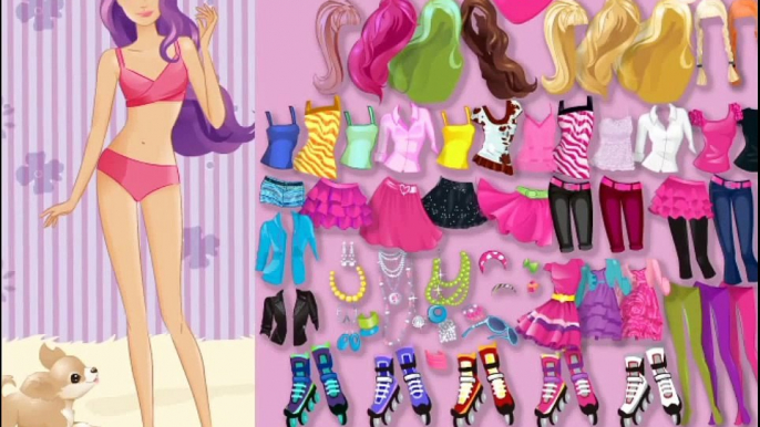 Barbie | Roller Skates | Dress Up | Game |バービー | 着せ替え｜lets play! ❤ Peppa Pig