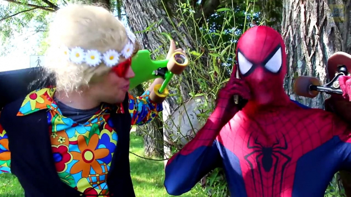 Frozen Elsa & BABIES! - Spiderman Princesses Maleficent Joker Pink Spidergirl! Funny Superheroes